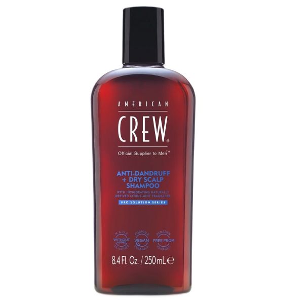 American crew anti-dandruff + dry scalp shampoo szampon przeciwłupieżowy 250ml