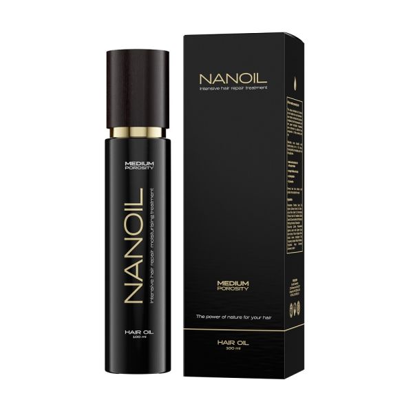 Nanoil hair oil medium porosity olejek do włosów średnioporowatych 100ml