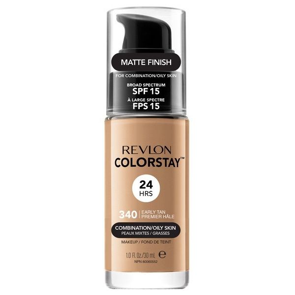 Revlon colorstay™ makeup for combination/oily skin spf15 podkład do cery mieszanej i tłustej 340 early tan 30ml