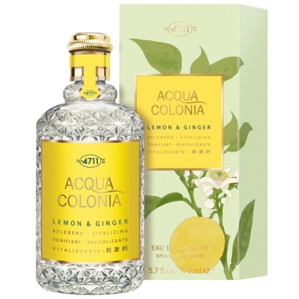 4711 acqua colonia lemon & ginger woda kolońska spray 170ml