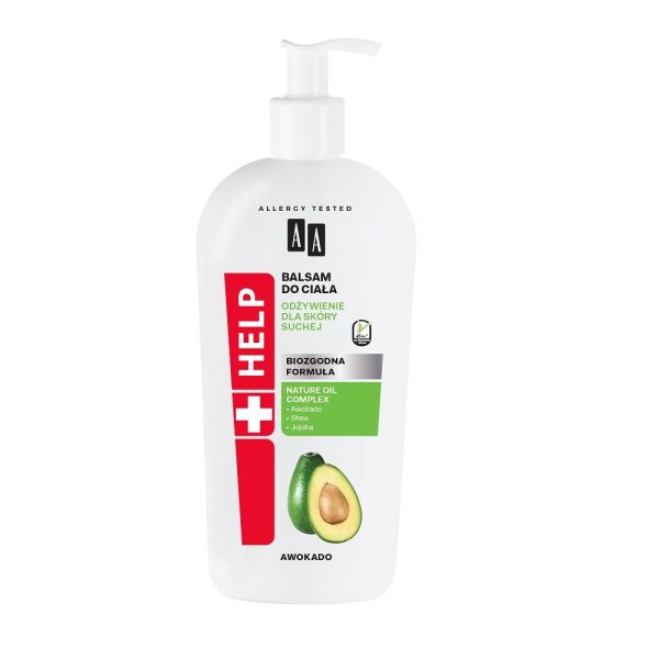 Aa help natural balsam do ciała odżywienie dla skóry suchej avocado 400ml
