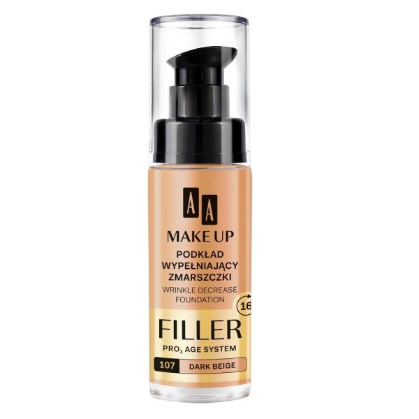 Aa make up filler podkład wypełniający zmarszczki 107 dark beige 30ml