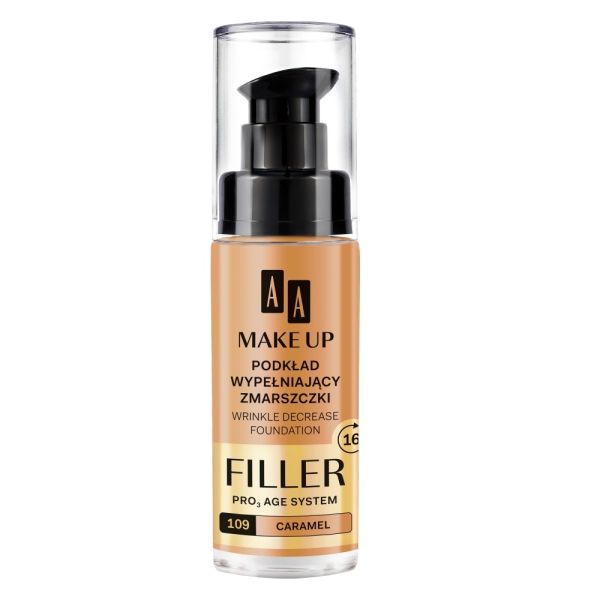 Aa make up filler podkład wypełniający zmarszczki 109 caramel 30ml