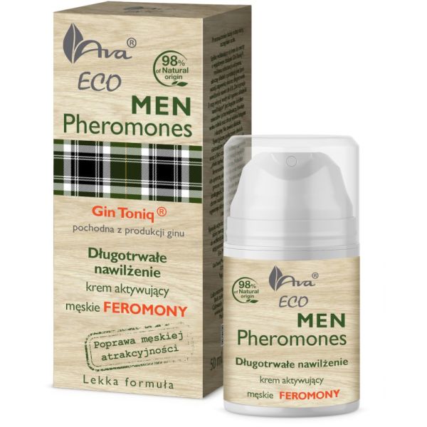 Ava laboratorium eco men pheromones długotrwałe nawilżenie krem do twarzy 50ml