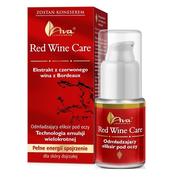 Ava laboratorium red wine care eliksir pod oczy 15ml