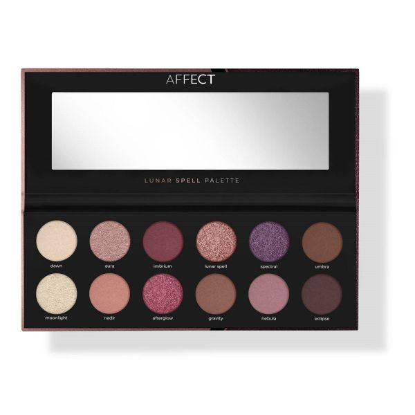 Affect lunar spell eyeshadow palette paleta cieni prasowanych do powiek 12x2g