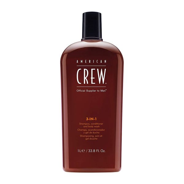 American crew 3in1 shampoo conditioner and body wash szampon. odżywka i żel do kąpieli 1000ml