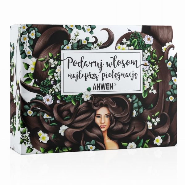 Anwen podaruj włosom najlepszą pielęgnację zestaw hair me more szampon do włosów 200ml + nothing sili maska do włosów 200ml + happy ends serum na końc