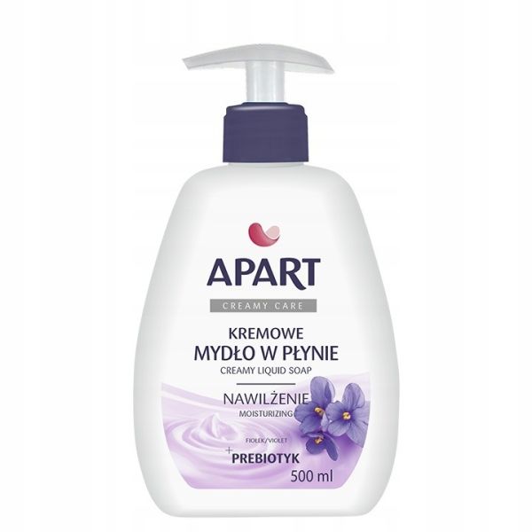 Apart natural creamy care kremowe mydło w płynie fiołek 500ml