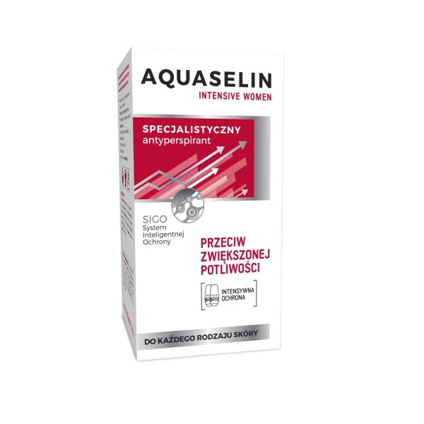 Aquaselin intensive women specjalistyczny antyperspirant przeciw zwiększonej potliwości 50ml
