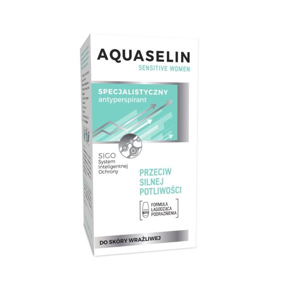 Aquaselin sensitive women specjalistyczny antyperspirant przeciw silnej potliwości 50ml