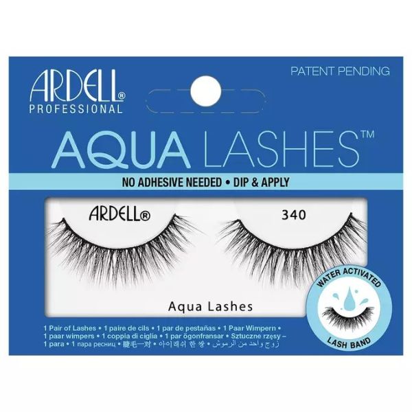 Ardell aqua lashes sztuczne rzęsy na pasku 340 black