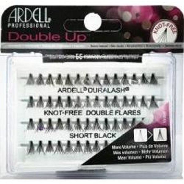 Ardell double up zestaw 96 kępek rzęs short black