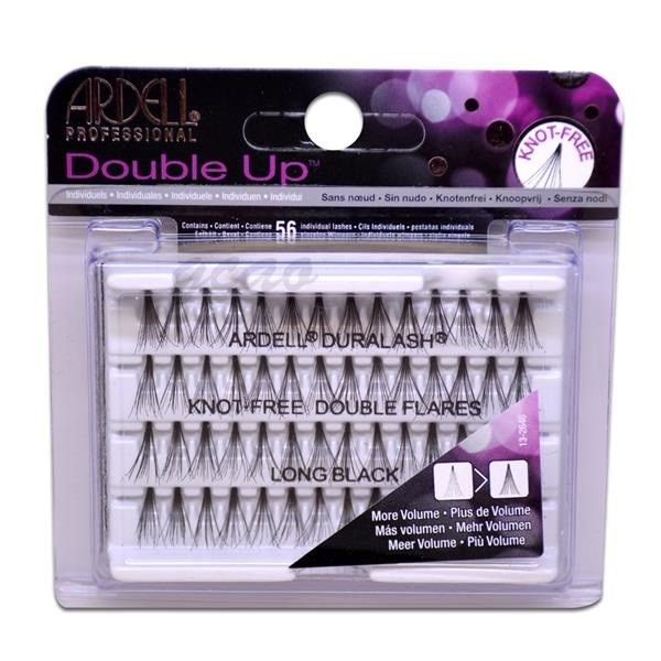Ardell rzęsy i akcesoria double up zestaw 56 kępek rzęs long black