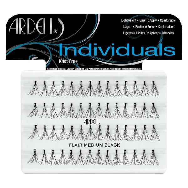 Ardell rzęsy i akcesoria individual knotted zestaw 56 kępek rzęs medium black