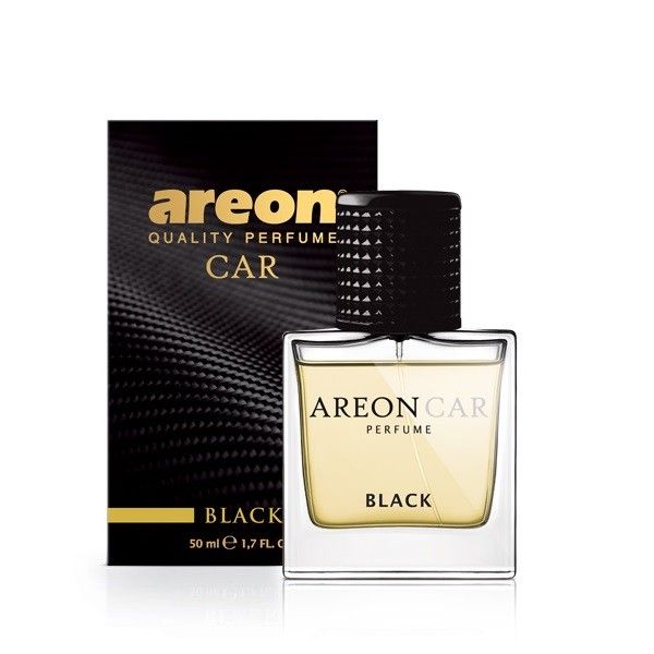 Areon car perfume glass perfumy do samochodu black 50ml