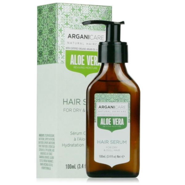 Arganicare aloe vera serum do włosów z aloesem 100ml
