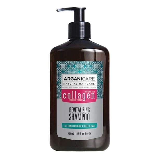Arganicare collagen szampon rewitalizujący do cienkich włosów 400ml
