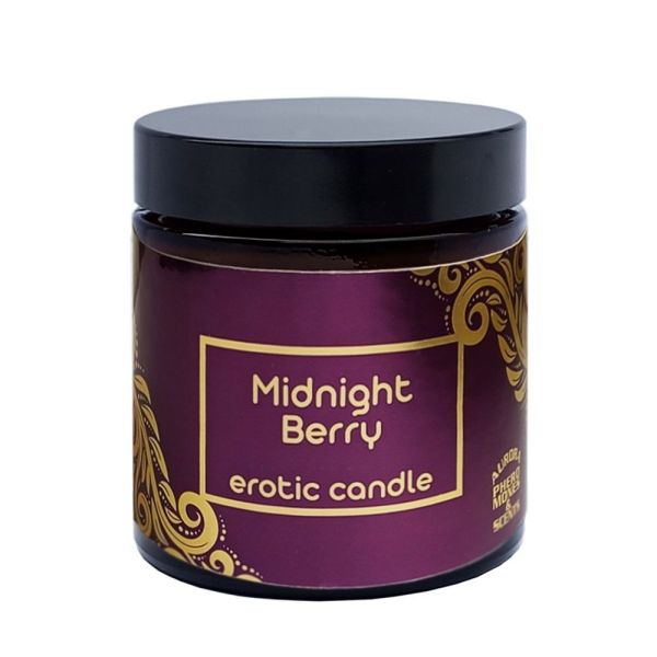 Aurora erotic candle erotyczna świeca zapachowa midnight berry