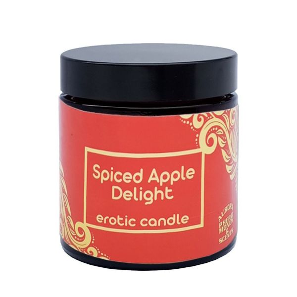Aurora erotic candle erotyczna świeca zapachowa spiced apple delight