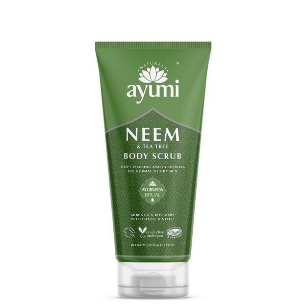 Ayumi neem tea tree body scrub oczyszczający peeling do ciała 200ml