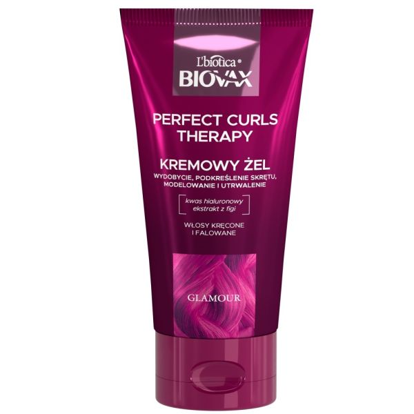Biovax glamour perfect curls therapy nawilżający żel do stylizacji fal i loków 150ml