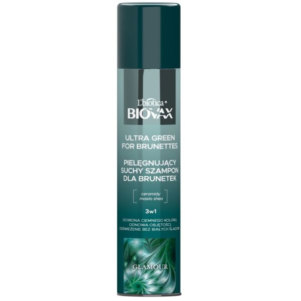 Biovax ultra green suchy szampon dla brunetek 200ml