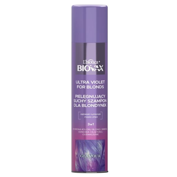 Biovax ultra violet suchy szampon dla blondynek 200ml