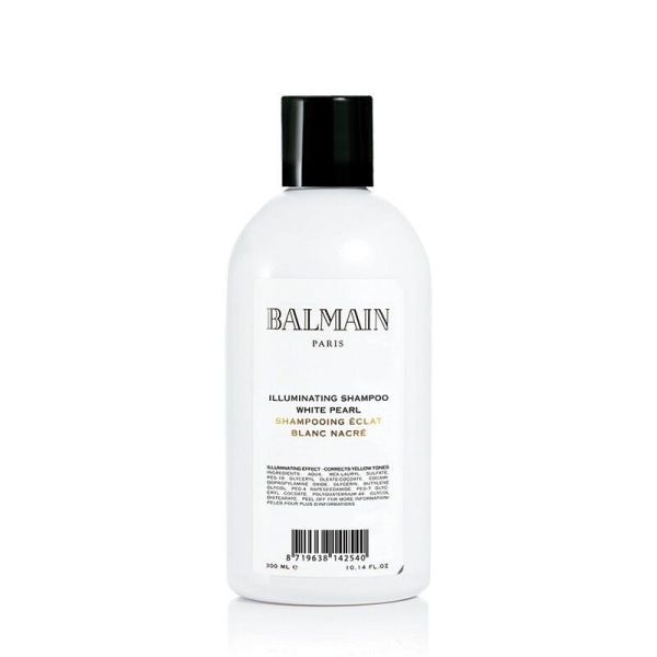 Balmain illuminating shampoo white pearl szampon korygujący odcień do włosów blond i rozjaśnianych 300ml
