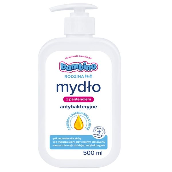 Bambino rodzina mydło do rąk antybakteryjne 500ml