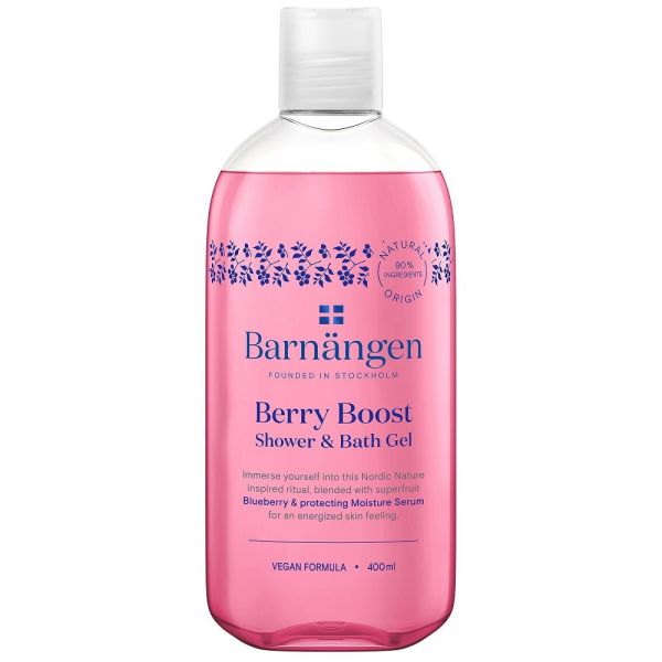 Barnängen berry boost shower & bath gel żel do kąpieli i pod prysznic z olejkiem z czarnych jagód 400ml