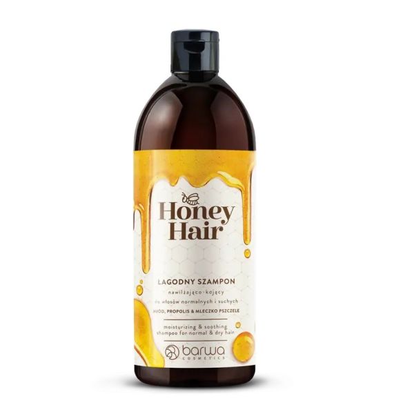 Barwa honey hair szampon miodowy nawilżający 480ml