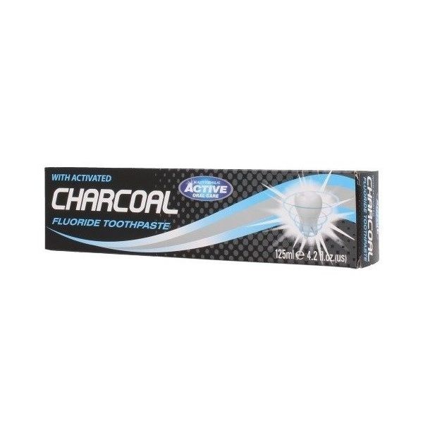 Beauty formulas charcoal fluoride toothpaste pasta do mycia zębów z aktywnym węglem 125ml