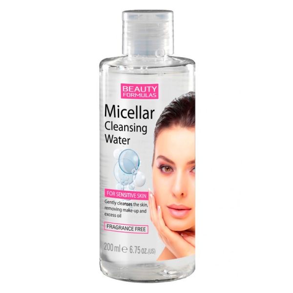 Beauty formulas micellar cleansing water oczyszczający płyn micelarny do demakijażu 200ml