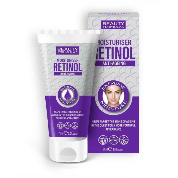 Beauty formulas retinol anti-ageing moisturiser nawilżający krem do twarzy 75ml