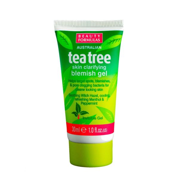 Beauty formulas tea tree skin clarifying blemish gel punktowa kuracja na pryszcze 30ml