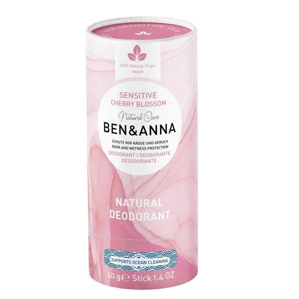 Ben&anna natural deodorant naturalny dezodorant bez sody sensitive japanese cherry blossom 40g