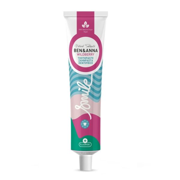 Ben&anna natural toothpaste naturalna pasta do zębów z fluorem wildberry 75ml