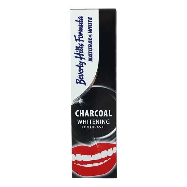Beverly hills natural white charcoal whitening toothpaste wybielająca pasta do zębów z węglem aktywnym 100ml