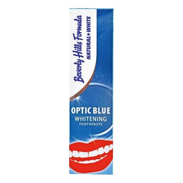 Beverly hills natural white optic blue whitening toothpaste wybielająca pasta do zębów 100ml