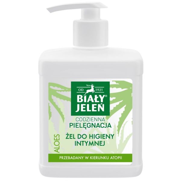 Biały jeleń hipoalergiczny żel do higieny intymnej z aloesem 500ml