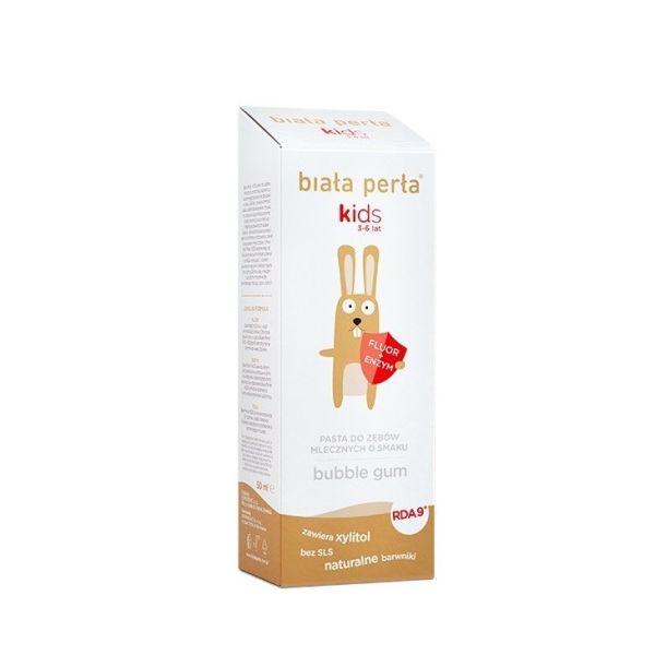 Biała perła kids pasta do zębów dla dzieci 3-6 lat 50ml