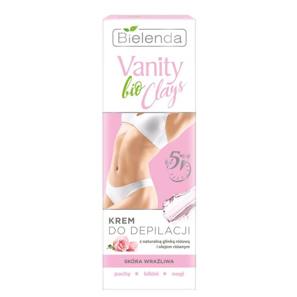 Bielenda vanity bio clays krem do depilacji z glinką różową 100ml