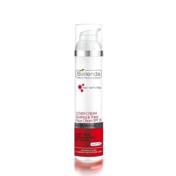 Bielenda professional cover cream tonująco-łagodzący krem do twarzy spf25 100ml