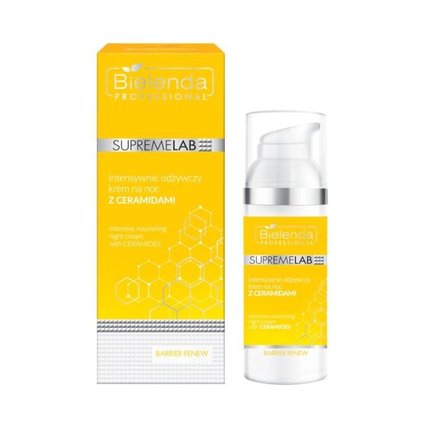 Bielenda professional supremelab barrier renew intensywnie odżywczy krem na noc z ceramidami 50ml