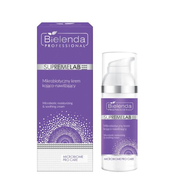 Bielenda professional supremelab microbiome pro care mikrobiotyczny krem kojąco-nawilżający 50ml