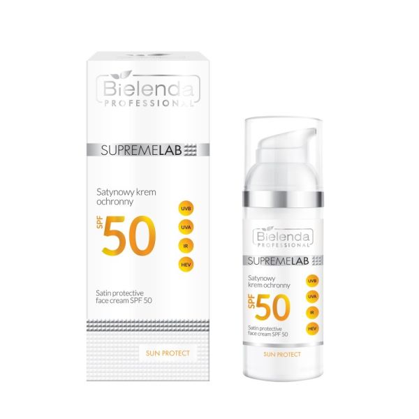 Bielenda professional supremelab sun protect satynowy krem ochronny do twarzy spf50 50ml