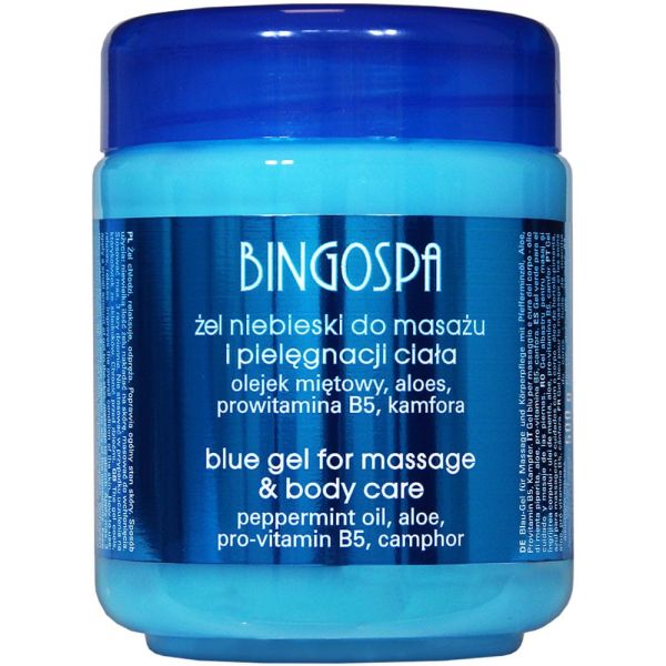 Bingospa żel niebieski do masażu i pielęgnacji ciała 500g