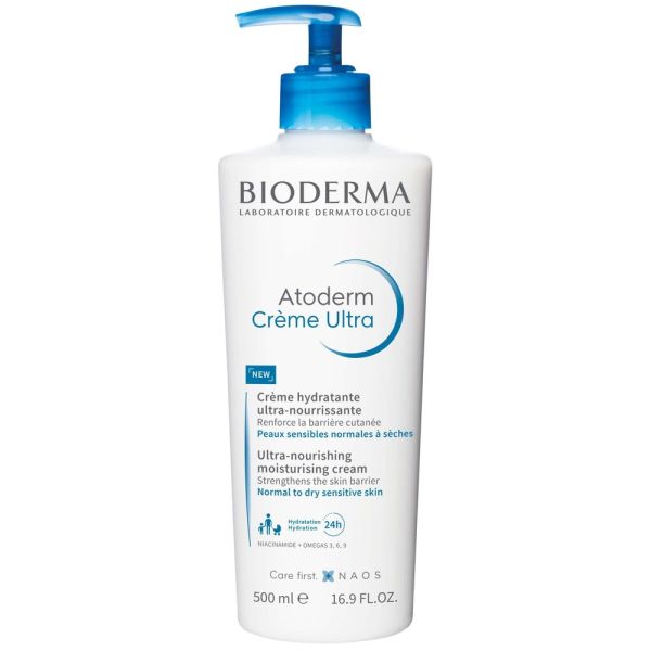 Bioderma atoderm creme ultra ultraodżywczy krem nawilżający 500ml