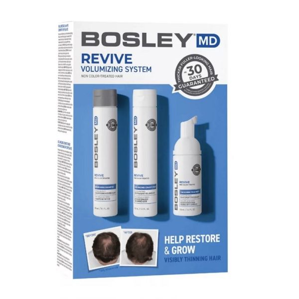 Bosleymd revive non color-treated zestaw szampon do włosów 150ml + odżywka do włosów 150ml + pianka bez spłukiwania 100ml